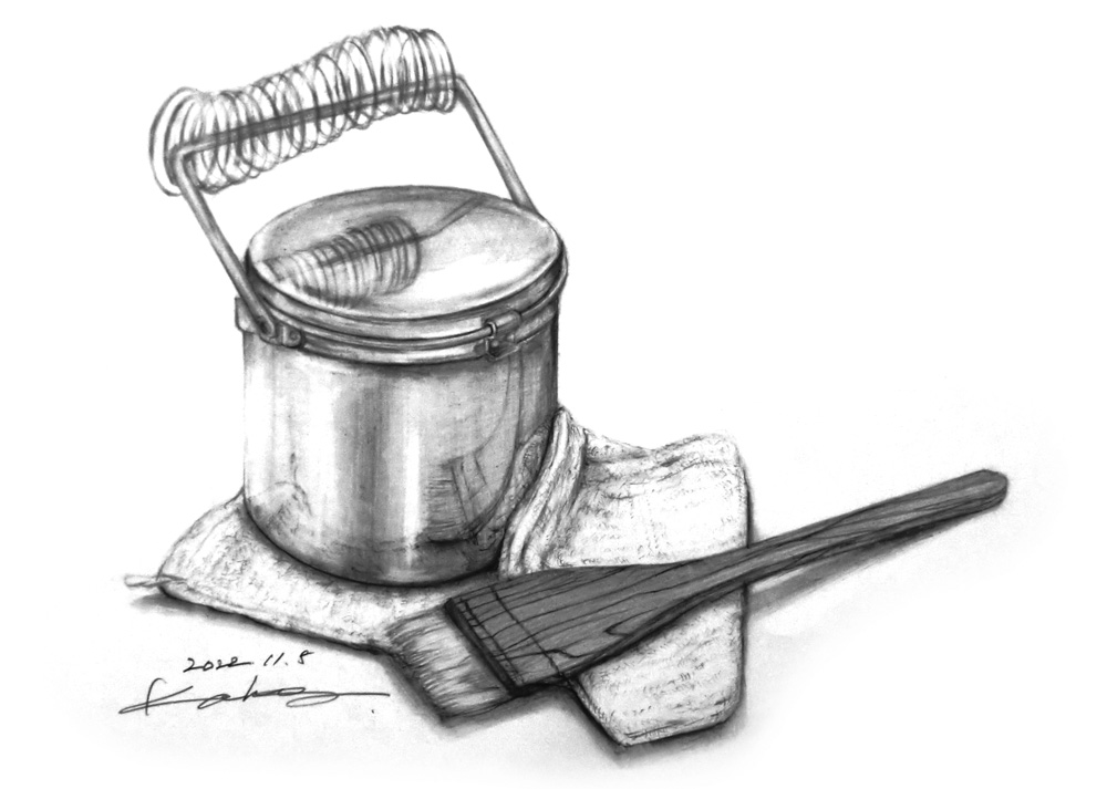 絵画 デッサン作品 河原デザインスクール グラフィック 編集 デッサン イラスト 梅田 大阪